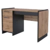 PC stůl AMONI 1D1S 126 cm dub wotan/černá