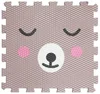 Pěnové puzzle podlaha Minideckfloor Méďa Hnědá 340x340 mm