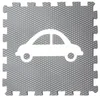 Pěnové puzzle s autíčkem Minideckfloor Šedé 340x340 mm