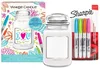 Personalizovaná svíčka a kreativní sada Sharpie