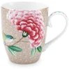 Pip Studio Blushing Birds hrnek 350ml khaki