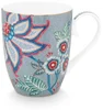 Pip Studio Flower Festival Modrý Hrnek 350ml