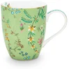 Pip Studio Jolie Gold Flower Hrnek 350ml Zelený