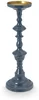 Pip Studio Kovový svícen 46 cm – modrý