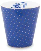 Pip Studio Royal Dots Blue Hrnek bez ucha 230 ml