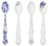 Pip Studio Royal White Sada 4 Porcelánových Lžiček