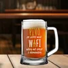 Pivní sklenice 0,5 l – Lepší než Wi-Fi, spojuje kamarády