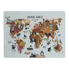 Podložka na stůl Animals Worldmap 55x35 cm