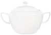 Polévková mísa s poklicí MONA, hranatá, porcelán, 33x24 cm