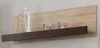 Police MOLTENO – dub Sonoma světlý / tmavý, 100 × 30 × 22 cm
