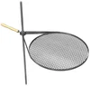 Polohovací grilovací rošt Ø 60 cm s dřevěným madlem