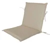 Polstr na nízké zahradní křeslo – světle béžový melír