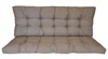 Polstr na zahradní houpačku 160 cm – šedý melír