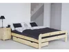 Postel HAMARD 160x200 cm z masivu borovice se roštem