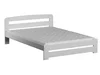 Postel OAKLEY 120x200 cm – masiv borovice, bílé moření
