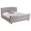 Postel s roštem 180x200 Taupe Velvet – BARETO