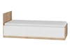 Postel s roštem GATTON 90x200 cm – dub sonoma/bílý lesk