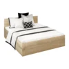 Postel s úložným prostorem 160x200 cm dub sonoma