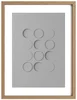 Posters Shadow Forms Silver Grey 30x40 cm