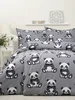 Povlečení Panda z bavlny Renforcé