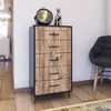 Prádelník CAPS Antracit/Dub