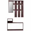 Předsíňová sestava MECKI – wenge/bílá