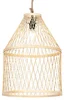 Přírodní ratanové závěsné světlo do zahrady Calamus 40x183,5 cm