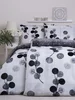 Prodloužené mikroplyšové povlečení Hasana šedé