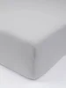 Prostěradlo Jersey s elastanem 140x200 cm světle šedé