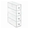 Průhledný úložný box iDesign Tower s 4 šuplíky