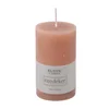 Pudrově růžová svíčka Rustic candles by Ego dekor Rust, 38h doba hoření