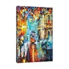 Rainy City - Umělecký obraz 40x60 cm
