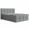 RAVENA Megakomfort Boxspring 160x200 cm, šedá látka