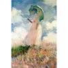 Reprodukce obrazu Woman with Sunshade 45x70 cm