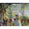 Reprodukce Renoirova obrazu U vody 50x45 cm