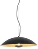 Retro závěsná lampa černá se zlato-černým designem 60 cm - Emilienne