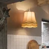 Retro zlaté závěsné svítidlo Granny 45 cm