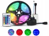 RGB LED pásek IP65 5m s dálkovým ovládáním a napájecím adaptérem