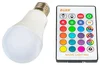 RGBW E27 5W LED žárovka s ovladačem