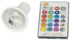 RGBW GU10 LED Žárovka 5W s Dálkovým Ovládáním