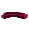 Rohová sametová pohovka Rome Velvet Cosmopolitan