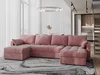 Rohová sedačka ALISTAIR U – růžová MI07