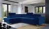 Rohová sedačka CURRAN 9 – levá, modrá látka