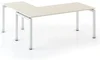 Rohový pracovní stůl PRIMO SQUARE 180x180 cm Bříza