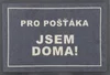 Rohožka pro pošťáka – jsem doma 40×60 cm