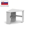 RONY NEW rohový PC stůl – bílý