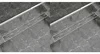Rovný sprchový žlab z nerezové oceli 2 ks 530x140 mm