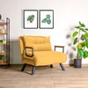 Rozkládací křeslo COMPACT – hořčicová
