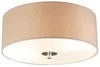 Rustikální béžové stropní svítidlo Drum 30 cm