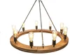 Rustikální dřevěný lustr Wood 90 cm